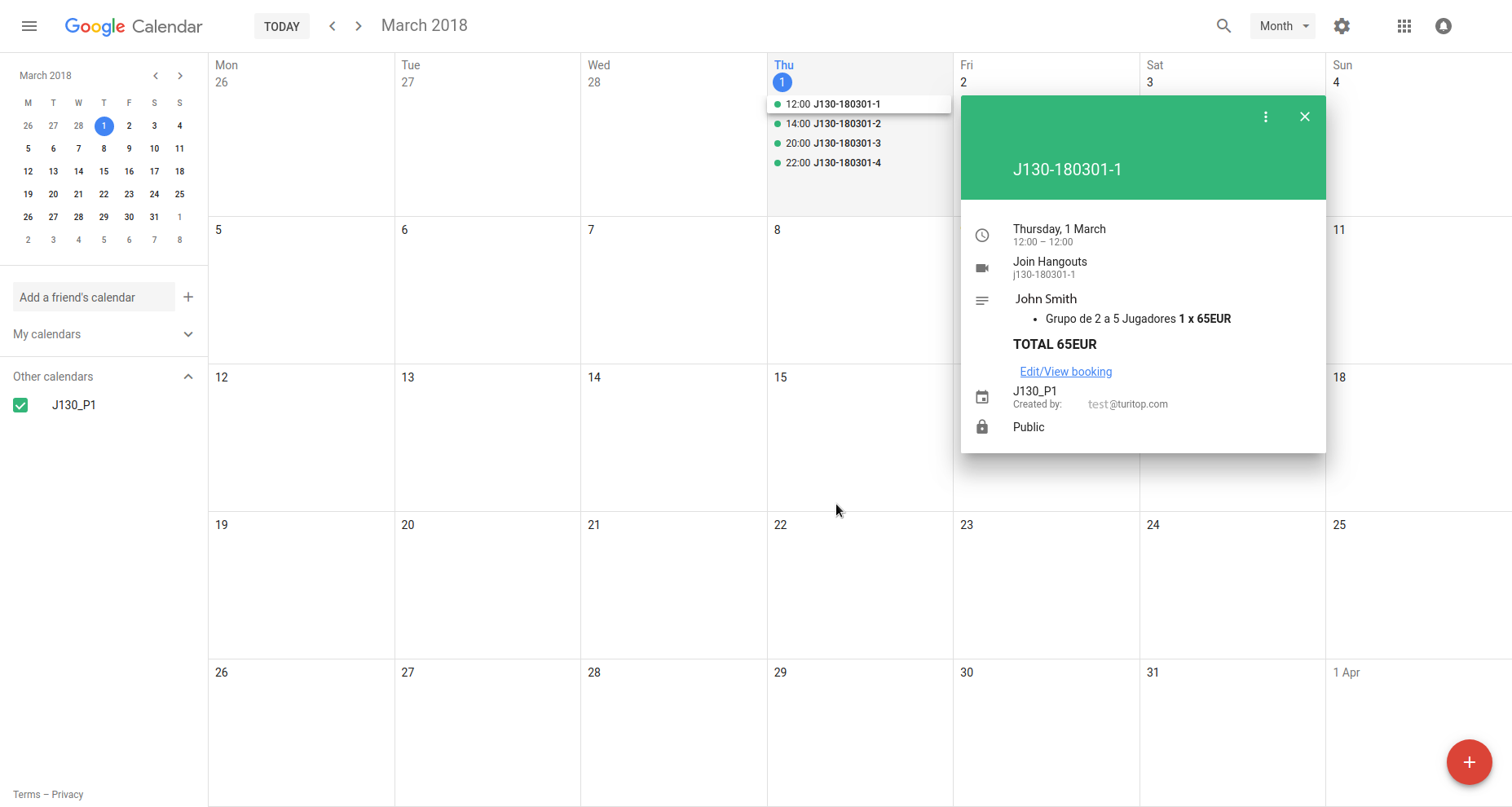 How to connect Google Calendar TuriTop Booking System Help Center